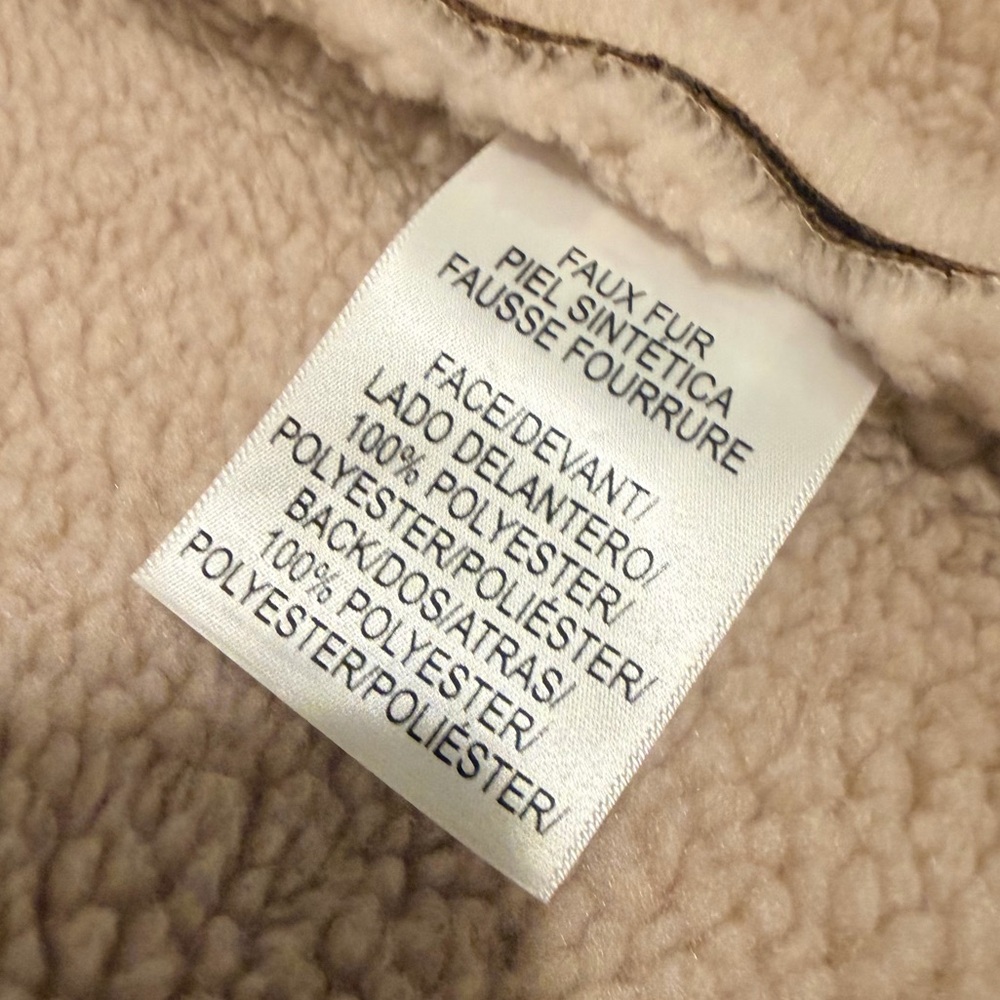 Lucky Brand Women's Faux-Shearling Zip-Front Coat NWOT SIZE XL - Picture 14 of 16